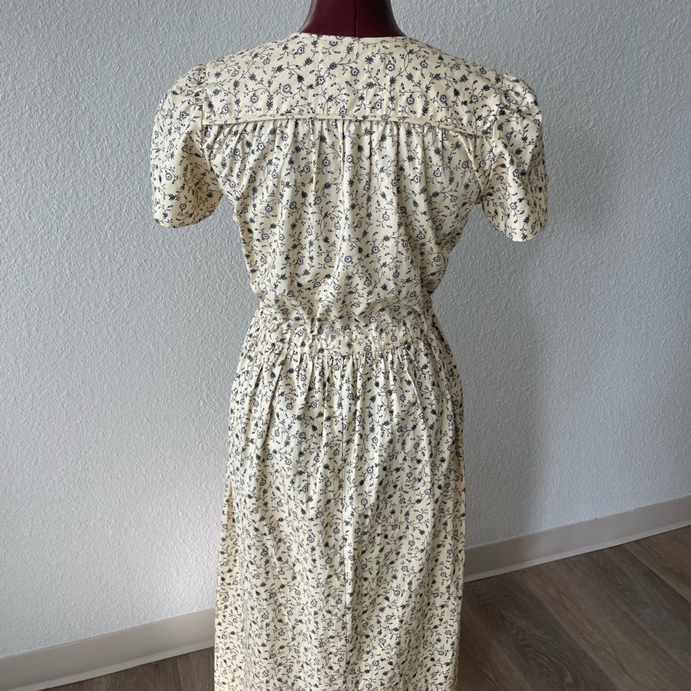 Christy Dawn Cream Floral Maxi Dress with Tie Waist - Picture 15 of 16